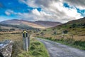 Rain coming in at the Bluestack Mountains between Glenties and Ballybofey in County Donegal - Ireland