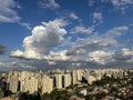 The rain is coming soon. Sao Paulo city, Brazil.