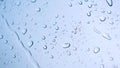 Rain drop on the car glass background.Road view through car window with rain drops, Driving in rain. Abstract traffic in raining d Royalty Free Stock Photo