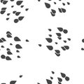 Rain drop vector icon seamless pattern on a white background Royalty Free Stock Photo