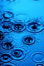 Rain Drops Water Background Royalty Free Stock Photo