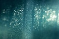 Rain drops background on glass in back light Royalty Free Stock Photo