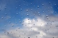 Rain Drops on Glass