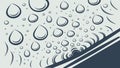 Rain Drops on Glass Surface, Abstract Wet Texture Background, vector design Generative AI Royalty Free Stock Photo