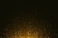 Rain drops on glass surface with bokeh night city lights from lanterns Royalty Free Stock Photo