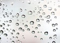 Rain drops on glass window Royalty Free Stock Photo