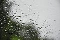 Rain drops on glasswindows Royalty Free Stock Photo