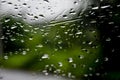 Rain drops on glasswindows Royalty Free Stock Photo