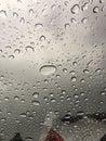 Raindrops on Sunroof