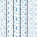 Rain drops seamless pattern background vector water blue nature raindrop abstract illustration Royalty Free Stock Photo