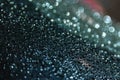 Rain drops on the surface of the car, abstract background Royalty Free Stock Photo