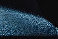 Rain drops on the surface of the car, abstract background Royalty Free Stock Photo