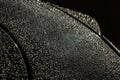Rain drops on the surface of the car, abstract background Royalty Free Stock Photo