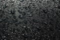 Rain drops on the surface of the car, abstract background Royalty Free Stock Photo