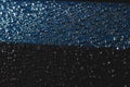 Rain drops on the surface of the car, abstract background Royalty Free Stock Photo