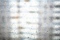 Rain drops at the window with a city landscape outside. Royalty Free Stock Photo