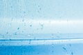 Rain drops on window weather water on the background. Royalty Free Stock Photo