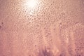 Rain drops on window weather water on the background. Royalty Free Stock Photo