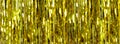 Rain gold Christmas tinsel background. Banner  the site Royalty Free Stock Photo