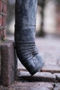 Rain gutter downpipe Royalty Free Stock Photo