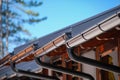 Rain gutters Royalty Free Stock Photo