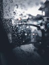 Rain, hujan, sedih, sad Royalty Free Stock Photo