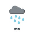 Rain icon. Simple element from autumn collection. Creative Rain icon for web design, templates, infographics and more