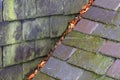 Roof Slates Royalty Free Stock Photo