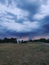 Rain in the other side Royalty Free Stock Photo