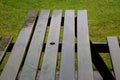 Rain on a Picnic Bench in a Park