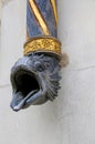 Rain spout at the castle in in Blois Royalty Free Stock Photo