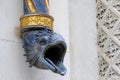 Rain spout at the castle in in Blois Royalty Free Stock Photo