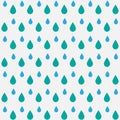 Rain. Seamless vector pattern