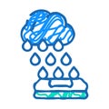 rain sensor icon doodle illustration