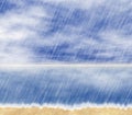 Rain storm backgrounds in cloudy weather