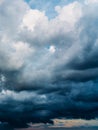 Rain Storm Clouds Gather On Sky Royalty Free Stock Photo