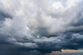 Rain Storm Clouds Gather On Sky Royalty Free Stock Photo