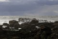 Rain and storm in the coast