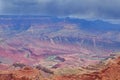 Rain Storm Over the Grand Canyon Royalty Free Stock Photo