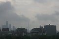 Rain storm over Toronto Royalty Free Stock Photo