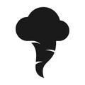 Rain Stormy icon. Tornado or Storm vector illustration