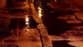 Rain in the street