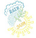 Rain and sun