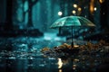 Rain themed background stock photo