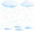 Rain vector Royalty Free Stock Photo