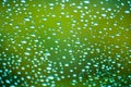 Rain water droplets on a windscreen Royalty Free Stock Photo