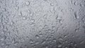 Rain water drops on dark baground, waterdrops 1 Royalty Free Stock Photo