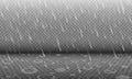 Rain with water ripples 3D effect isolated
