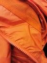 Rain Wet Zipper Orange Raincoat