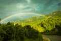 Rainbow above Corsica